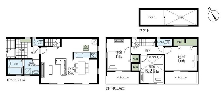 藤沢市辻堂東海岸2丁目　新築戸建　2号棟の外観パース|外観の完成イメージ☆