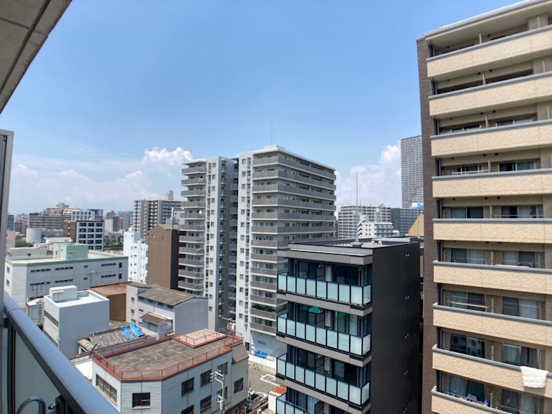 ルクレ新町レジデンスの外観パース