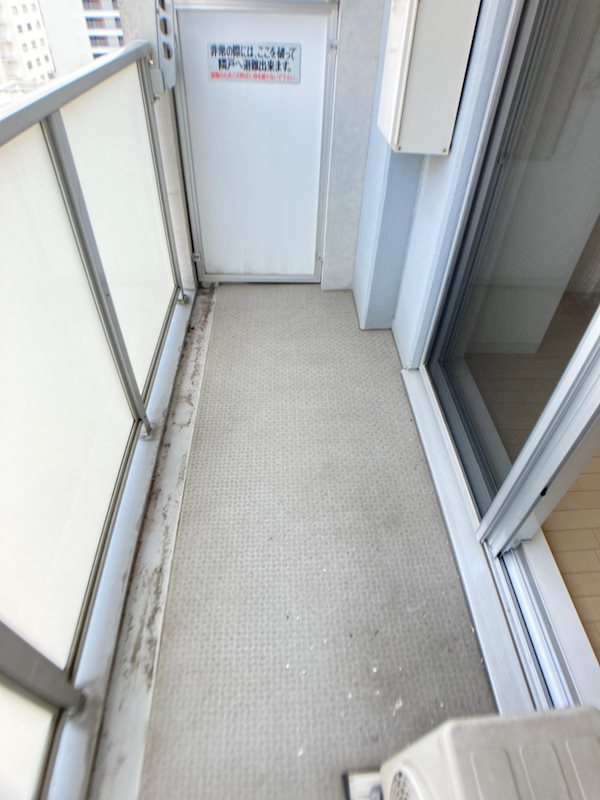 ルクレ新町レジデンスのバルコニー