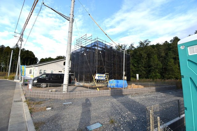 リーブルガーデン  水戸内原町　第12　2の前面道路含む現地写真|現地撮影（2025年10月）