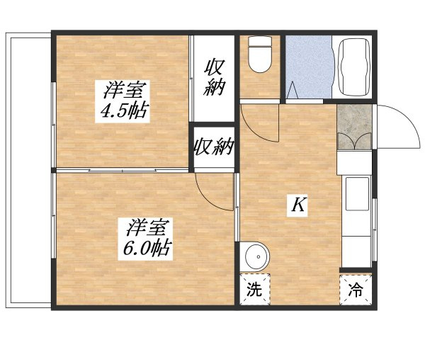 扶桑105の間取り