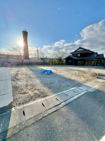 野洲市三上1号地　建築条件無し売土地の外観