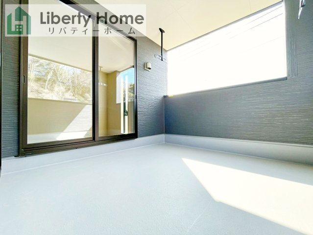 第2つくば市城山　新築戸建のバルコニー