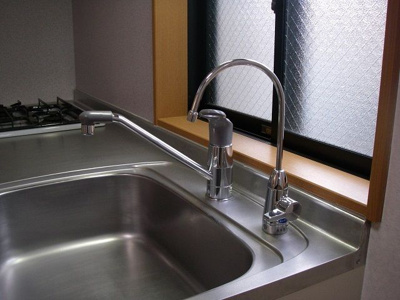 【キッチン】 | コーポ・ルナⅡ | コンパクトなキッチンで掃除もラクラク