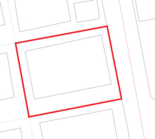 【土地図】 | 加古川市新神野2丁目　（上物付）土地 | 敷地約53.9坪です。