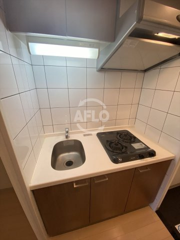 アーデン谷町のキッチン|アーデン谷町　2口ガスシステムキッチン