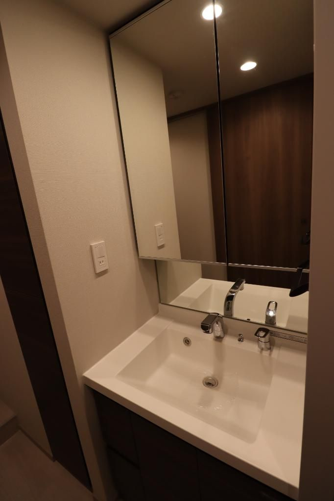 GENOVIA新大塚の洗面所