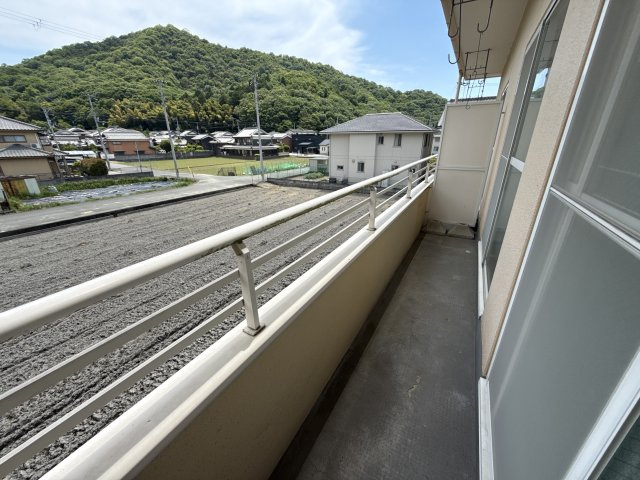 メゾン北山のバルコニー