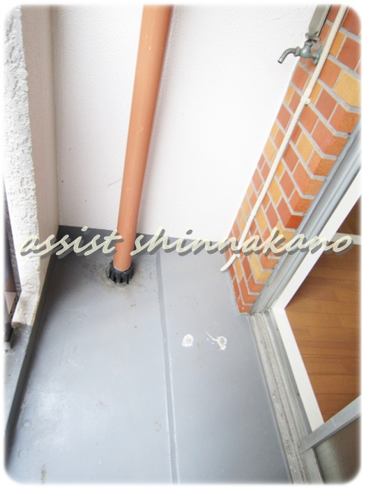 弥生町ビレッジのバルコニー