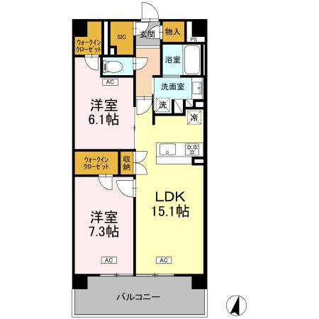 【間取り】 | ロイヤルパークス仙台青葉通