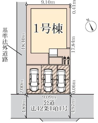 【区画図】 | リーブルガーデン．S　熊谷伊勢町第５　 | 現地区画図