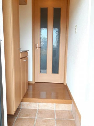 アルカンシエルⅢの玄関|シンプルで使いやすい玄関です