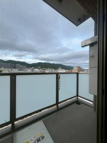 エステムコート神戸・県庁前のバルコニー
