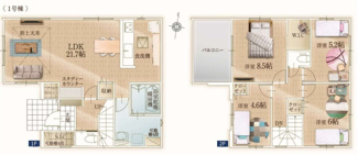 【間取り】 | 越谷市千間台西29期　新築分譲住宅