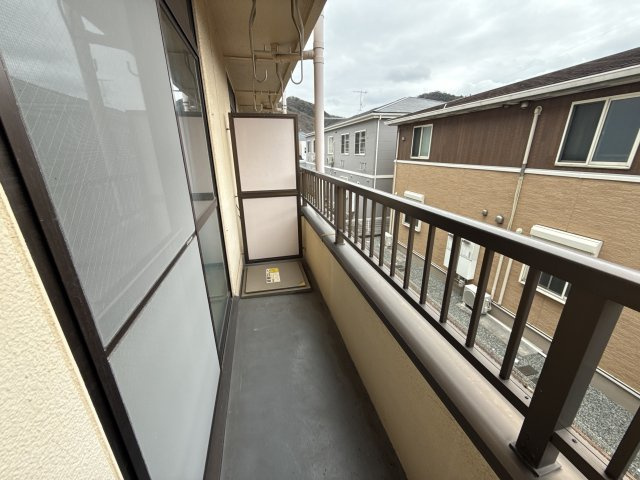 メゾン大半田のバルコニー