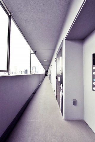 プレサンス立売堀パークシティのバルコニー