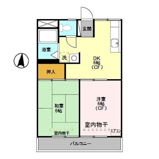 【間取り】 | リバーサイド　Ｂ