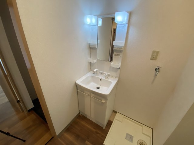 ウエストリバーBの洗面所