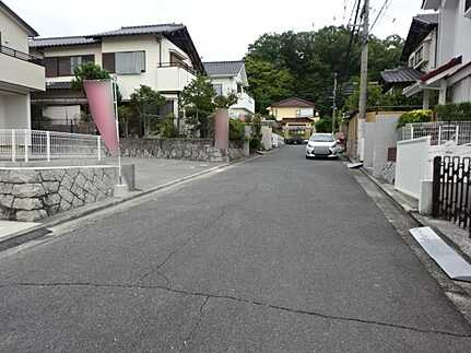 廿日市市宮島口東３丁目の前面道路含む現地写真