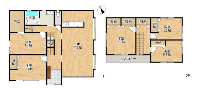 青葉区みやぎ台4丁目　和の趣あふれる中古住宅♪の間取り