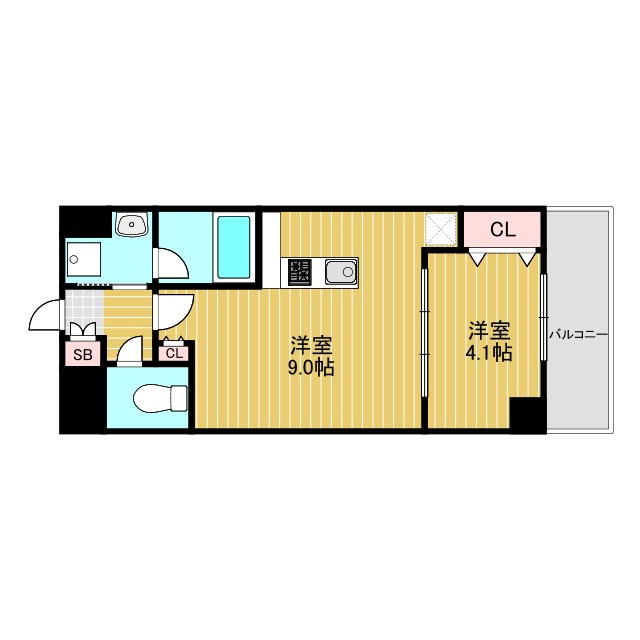 グランディア大阪ノースの間取り