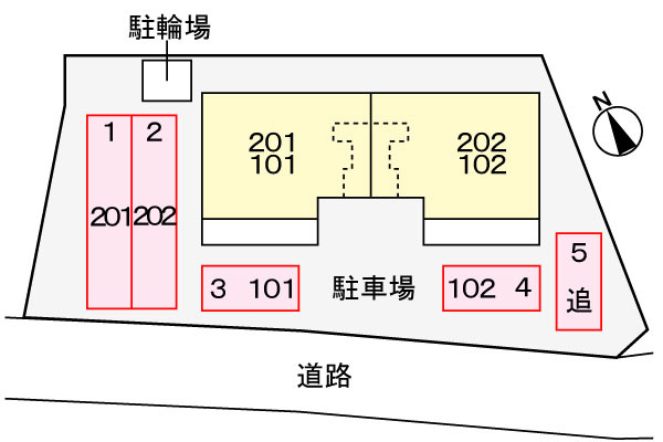 ジョアニーナの駐車場|駐車場