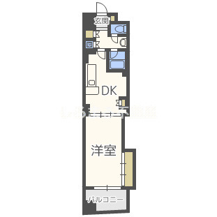 CITY　SPIRE上町台の間取り