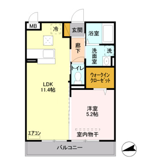 【間取り】 | フルール さくら