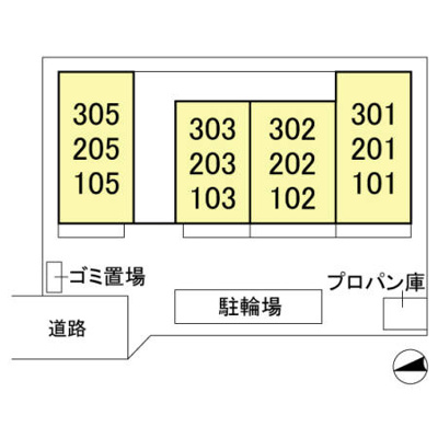 【区画図】 | フルール さくら