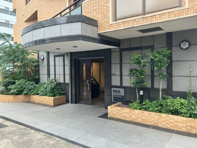 ダイアパレス戸越Ⅱのエントランス