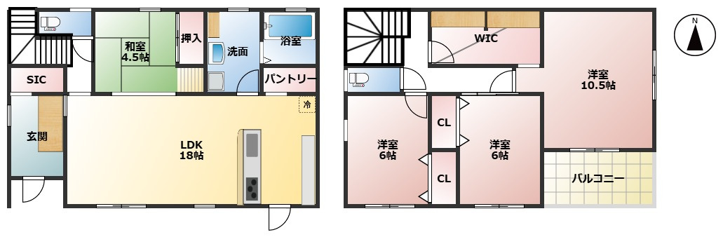 【間取り】の画像