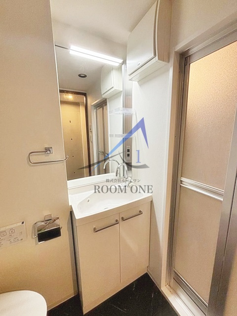 クラヴィール上野田原町の洗面所|洗面台です。