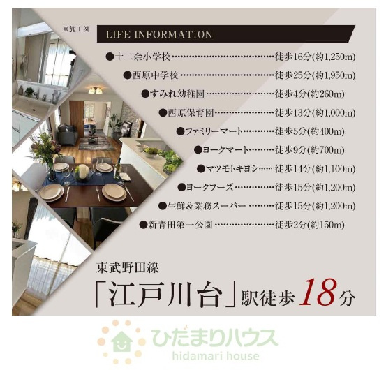 柏市みどり台8期　新築戸建　1号棟のその他|施工例・近隣詳細