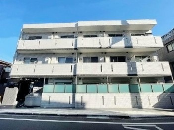 【外観】 | モン・シャトー永福町 | 鉄筋コンクリート造のがっちりとした建物。