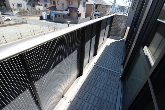 パルモ赤羽B棟のバルコニー
