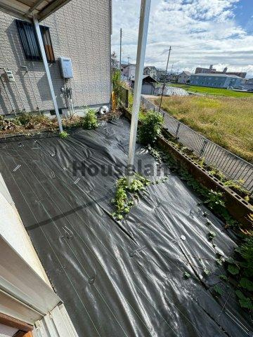 岩出市水栖戸建の庭