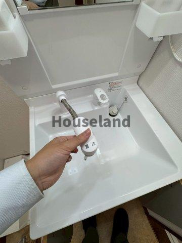 岩出市水栖戸建の独立洗面台