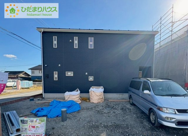 常陸大宮市姥賀町第3　新築戸建　1号棟の外観|病院やスーパー・薬局が近く、お買い物にも便利な住環境は、長く快適に暮らせます(^^)/