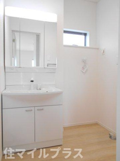 【独立洗面台】 | 西郷村米中山前新築一戸建て3棟 | 朝の身支度には欠かせない独立洗面化粧台