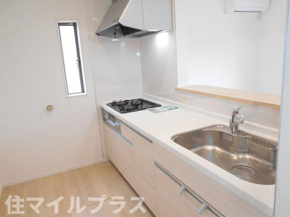 【キッチン】 | 西郷村米中山前新築一戸建て3棟 | コンパクトなキッチンで掃除もラクラク