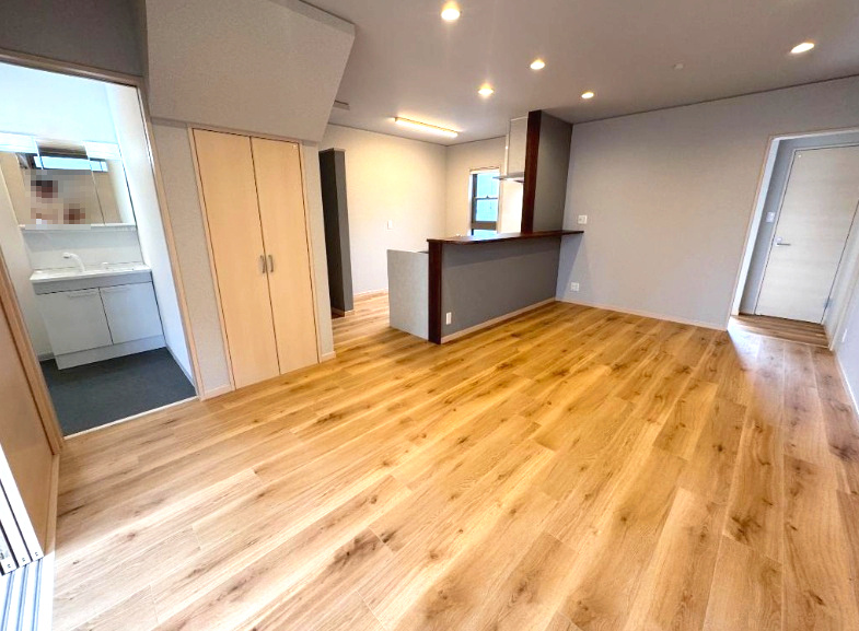 明石市魚住町西岡の居間・リビング|開放感ある明るいリビングダイニング♪