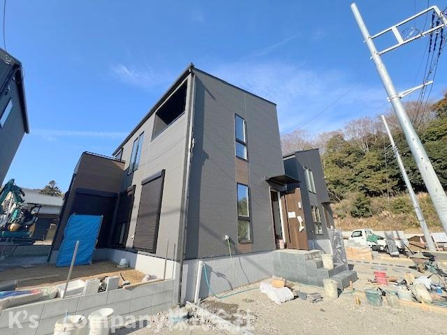 茅ヶ崎市堤　新築戸建　2号棟の外観|2025.12.4撮影◇