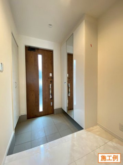 【内観：施工例】 | 長津田みなみ台　全8邸/今回販売7邸（7号棟） | 同施工会社施工例（玄関）