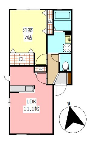 メロディの間取り