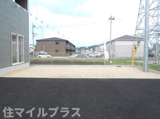 【庭】 | 西郷村米中山前新築一戸建て3棟 | お庭も活用できます