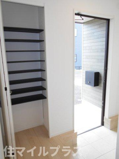 【玄関】 | 西郷村米中山前新築一戸建て3棟 | 毎日通る玄関はこちらです