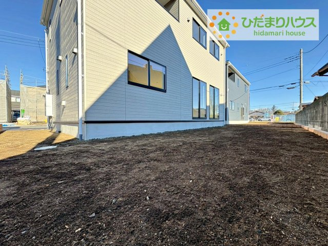 常陸大宮市姥賀町第3　新築戸建　2号棟の庭|お庭付物件になります！お庭遊びや、プールなどお子様も大喜び(^^)