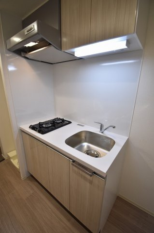 大阪市中央区玉造２丁目の賃貸マンションのキッチン