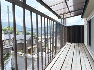 あさおか台貸家のバルコニー