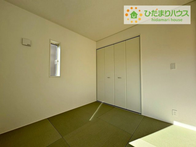 常陸大宮市姥賀町第3　新築戸建　3号棟の和室|赤ちゃんスペースや客間など、多彩な用途で使用できる和室☆